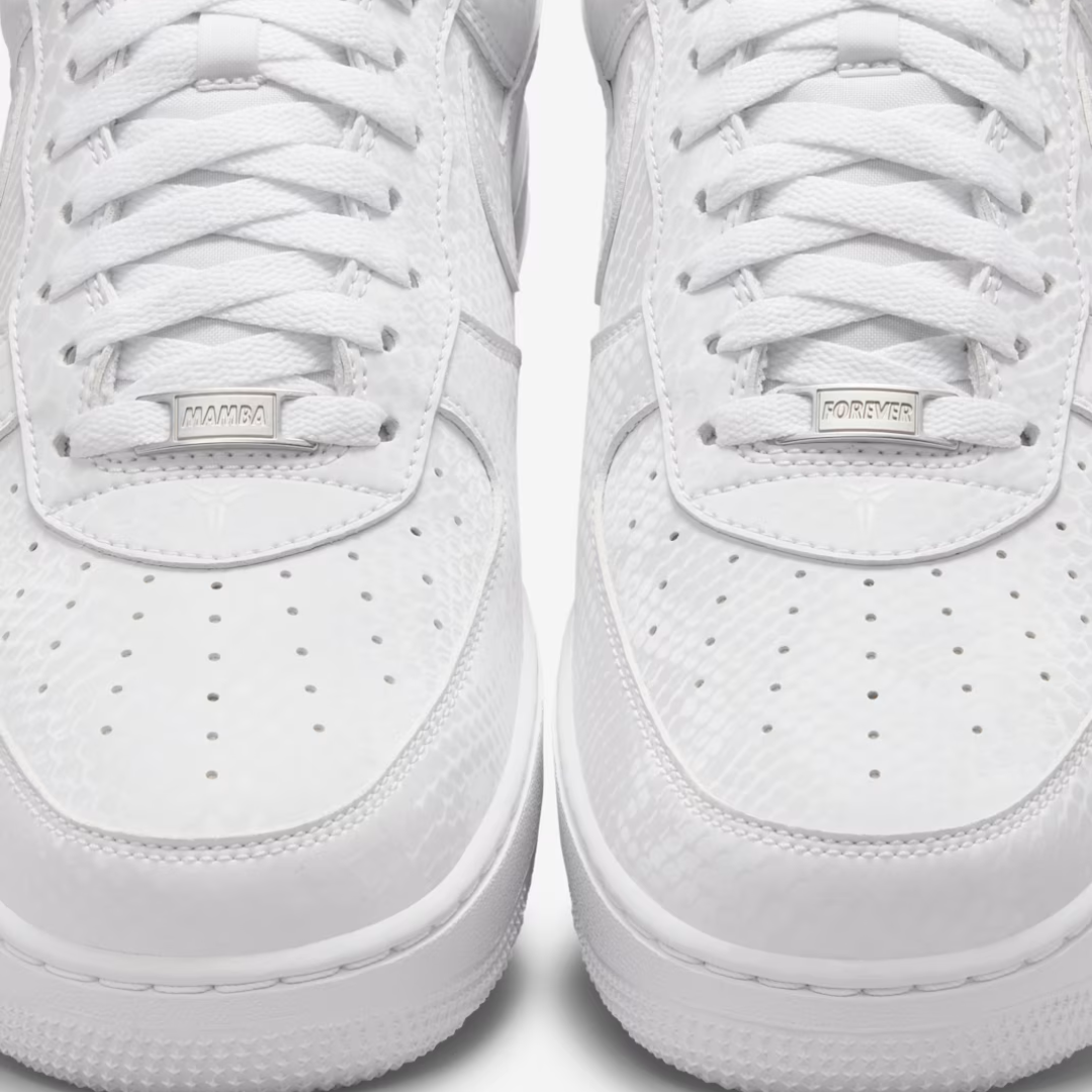 AF1 x Kobe Forever Triple White